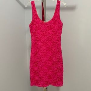 Soprano Pink Lace Dress Sz S